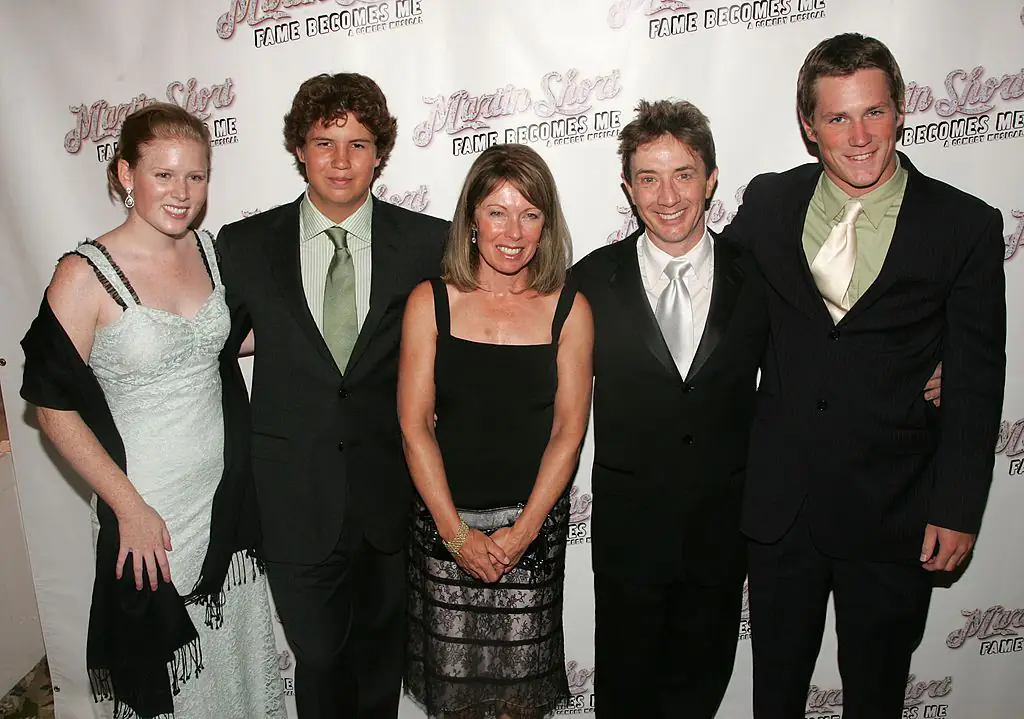 Martin Short with his family in 2006. Credit: Peter Kramer / Getty