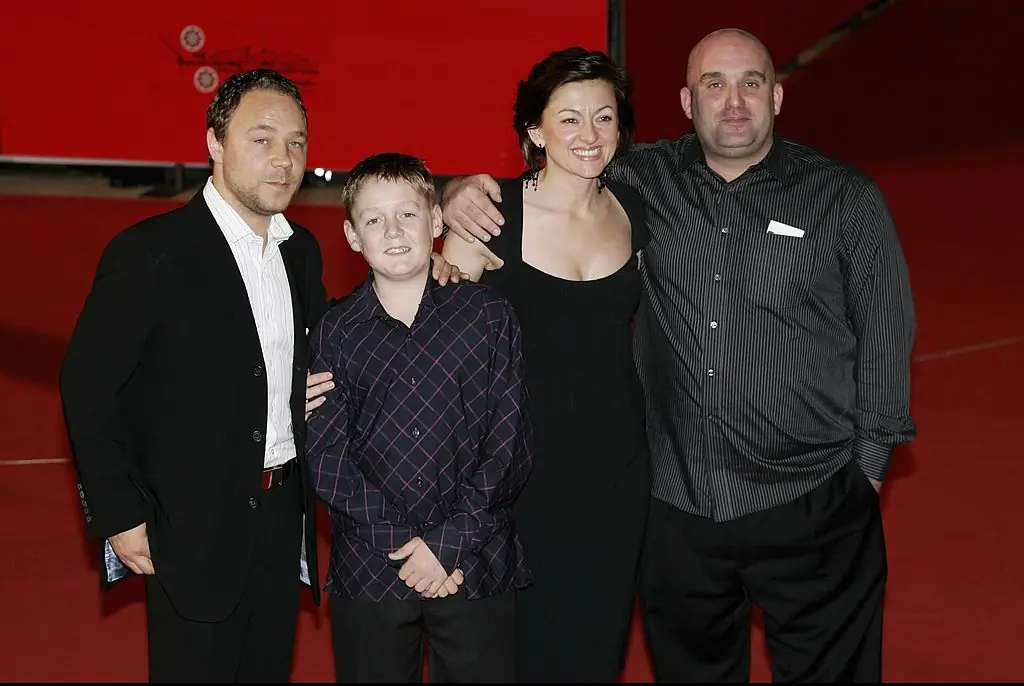 Graham (left) and Turgoose (second left) struck up a friendship on the set of This Is England in 2006. Credit: Chris Jackson/Getty Images