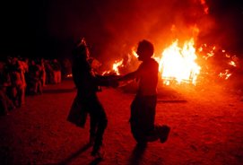 Murder investigation is launched after man is found dead in a pool of blood at Burning Man
