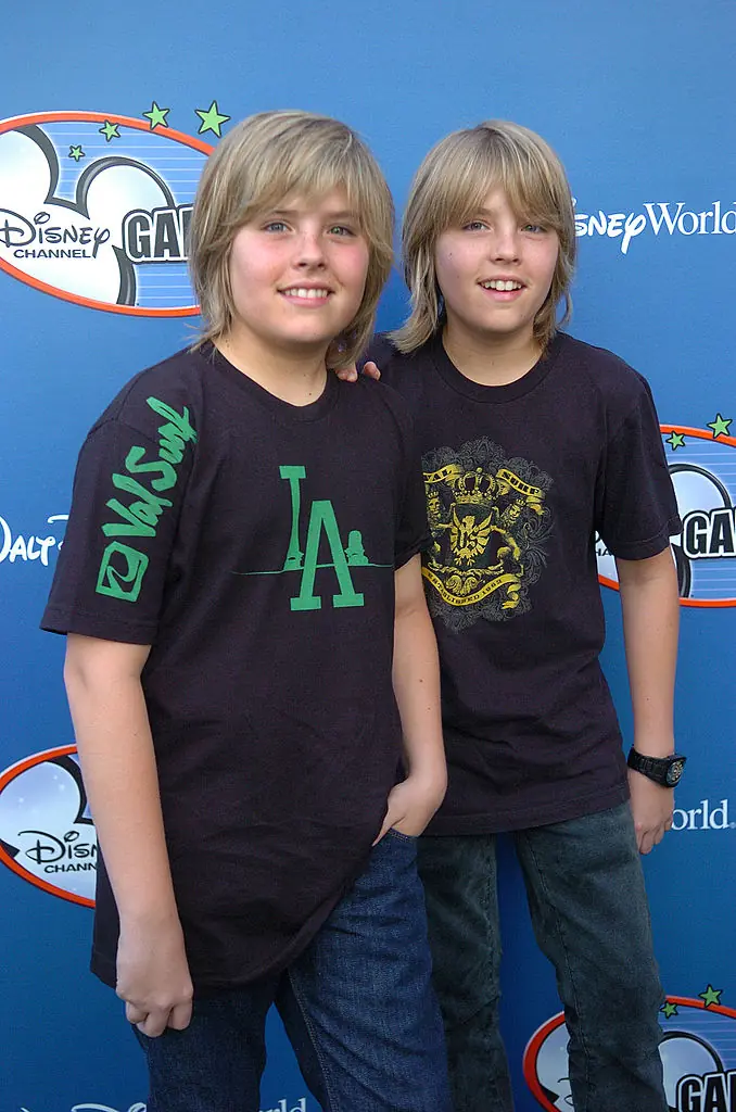 Dylan Sprouse (left) starred in The Suite Life of Zack and Cody alongside his twin brother, Cole Sprouse. Credit: Gerardo Mora/Getty Image