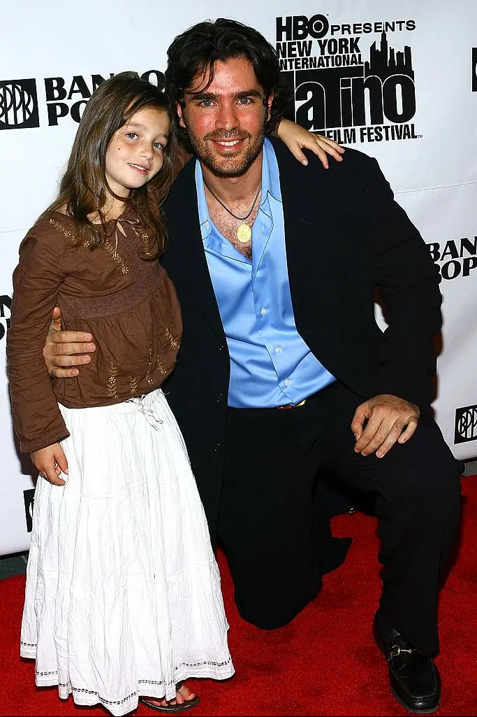 Nyweide and co-star Eduardo Verastegui on the red carpet in 2007. Credit: Scott Wintrow/Getty Images for NYILFF