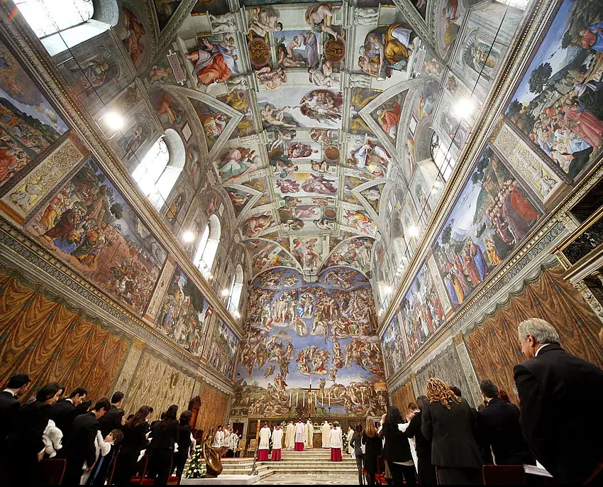 The Cardinal's will gather in the Sistine Chapel. Credit: Franco Origlia / Getty