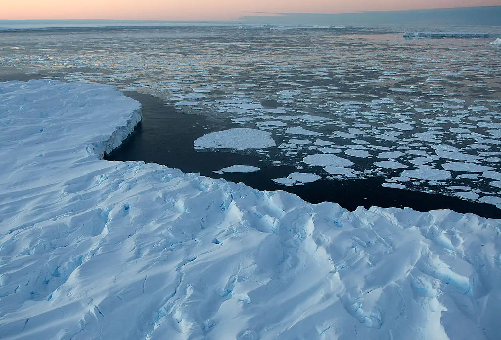 The polar ice caps will reportedly melt in 2033, according to Vanga. Credit: Pool / Getty