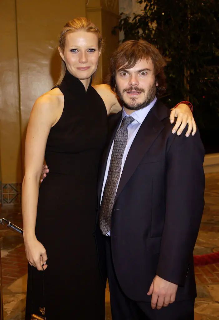 Gwyneth Paltrow & Jack Black at the Shallow Hal premiere. Credit: Gregg DeGuire / Getty