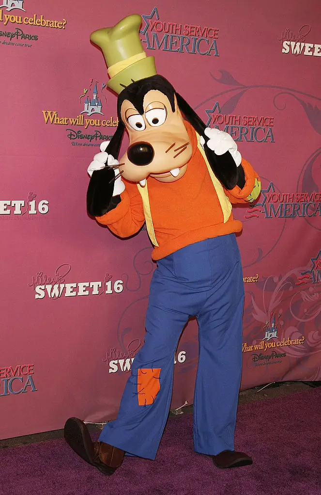 It turns out Goofy is not a dog. Credit: Kevin Winter / Getty