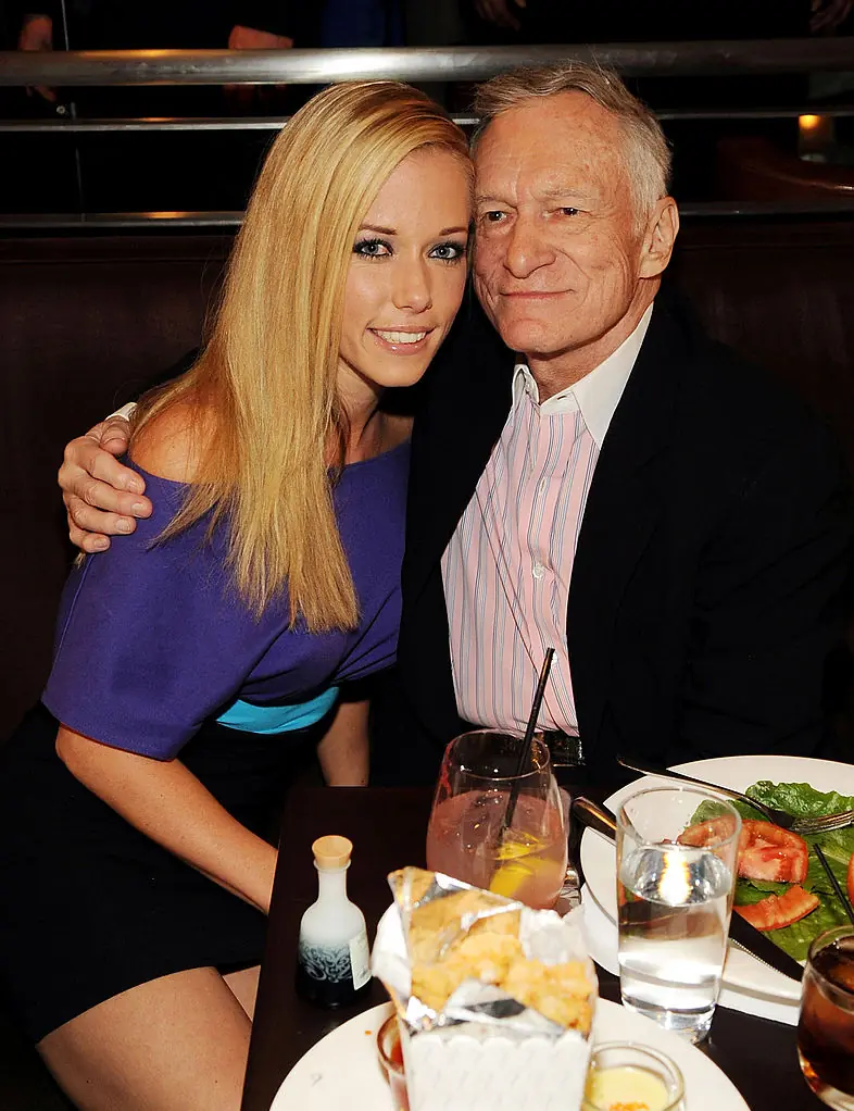 Kendra Wilkinson and Hugh Hefner. Credit: Denise Truscello/Getty