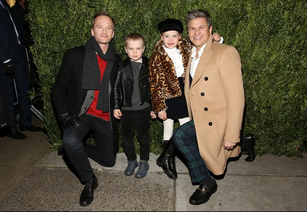 Harris and his family. Credit: Monica Schipper/Getty