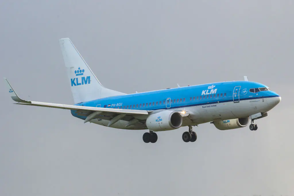 KLM plane has issued a statement. Credit: NurPhoto / Getty