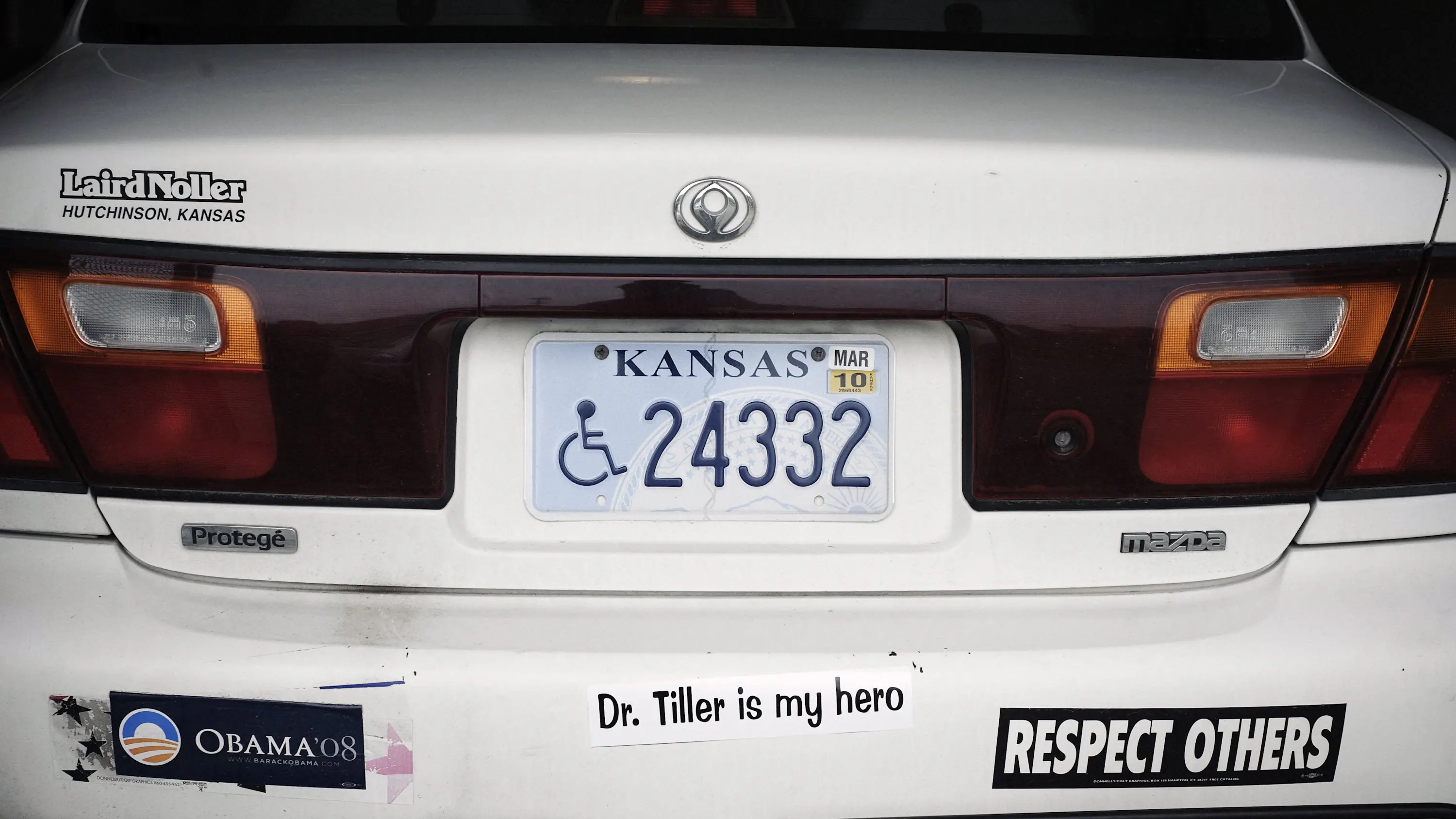 Kansas license plate