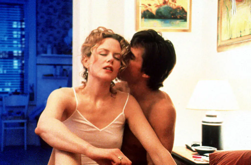 Dr. William Harford (Tom Cruise) and Alice Harford (Nicole Kidman) in Stanley Kubrick's Eyes Wide Shut. Credit: Getty Images
