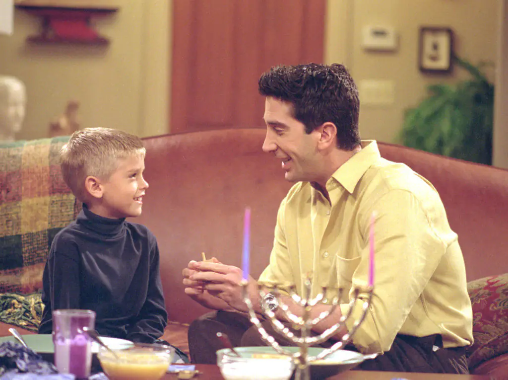 Cole Sprouse played Ross' son, Ben. Credit: Warner Bros. Television/Getty Images