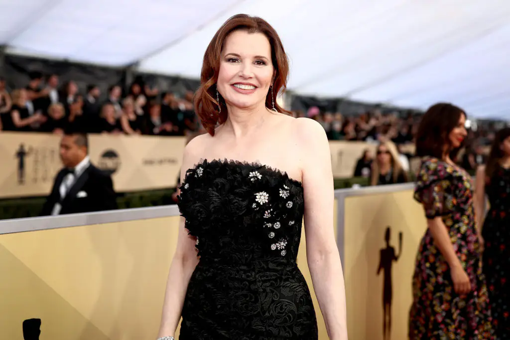 Geena Davis shared her own theory for why the Maitlands were written out of the sequel. Credit: Christopher Polk/Getty Images for Turner