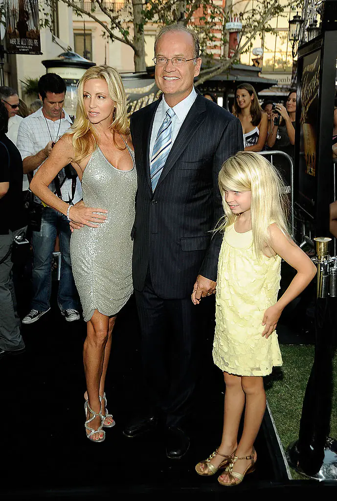 Kelsey Grammer with ex-wife Camille Grammer and their daughter, Mason, in 2009. Credit: Frazer Harrison / Getty Images.