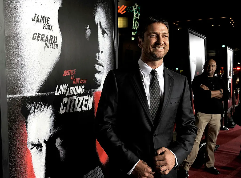 The movie stars Gerard Butler and Jamie Foxx. Credit: Frazer Harrison/Getty