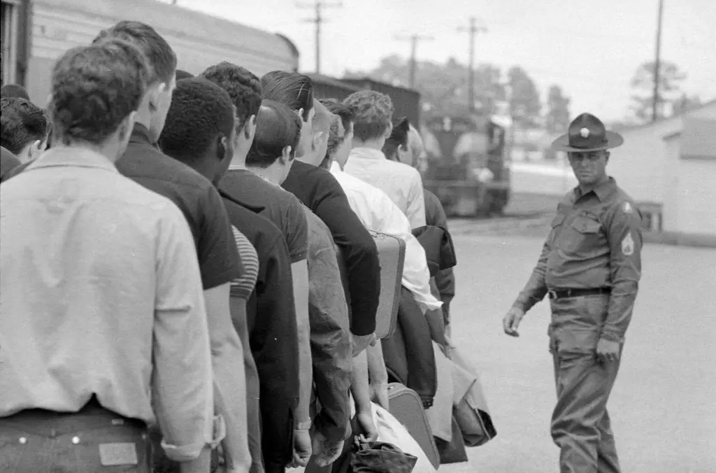 There hasn't been a draft since Vietnam. Credit: U S News & World Report Collection/Warren K Leffler/PhotoQuest/Getty Images
