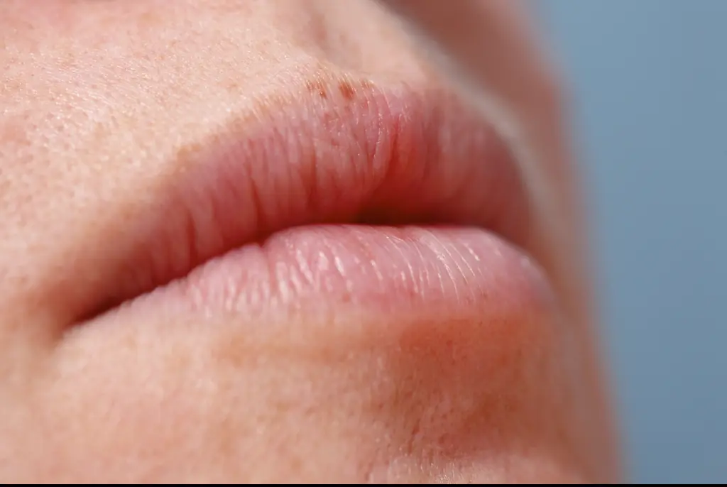 Reason why people get little white bumps on their lips and privates