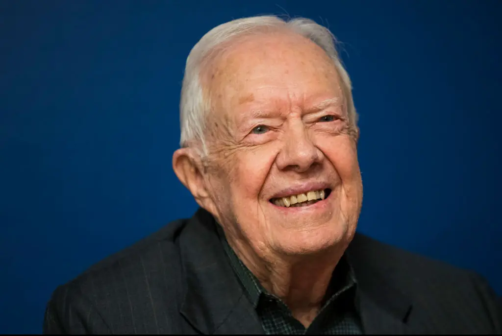 Former President Jimmy Carter in 2018. Credit: Drew Angerer / Getty