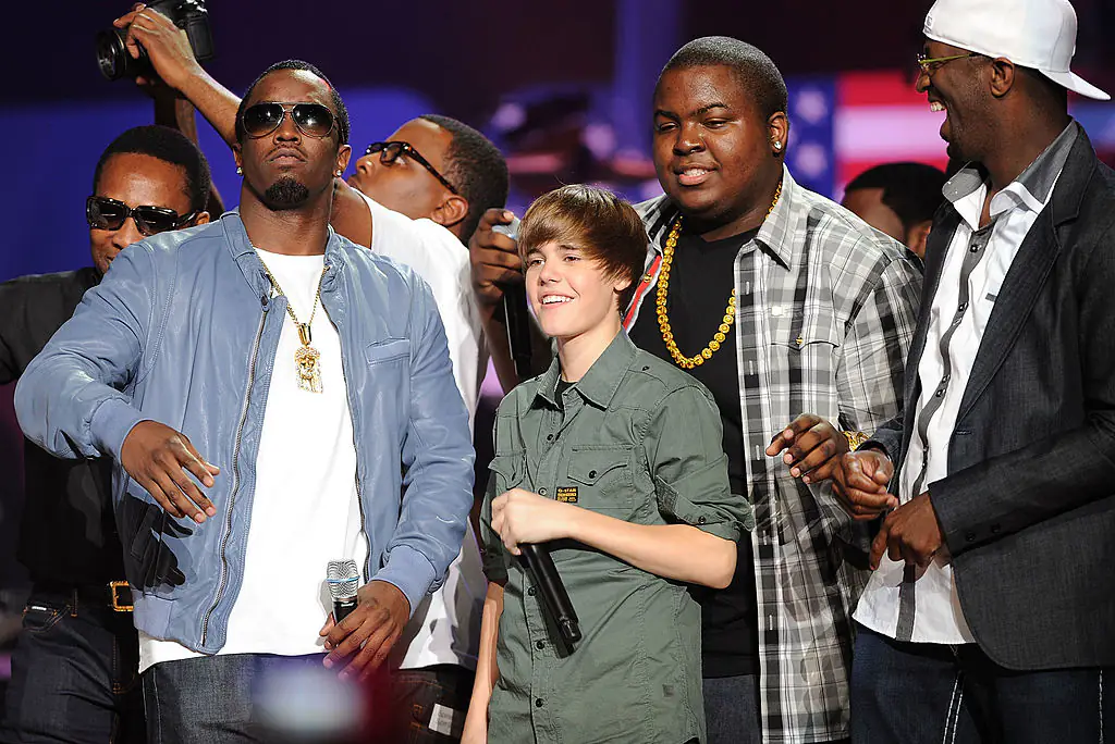Fans have been sharing past videos of Diddy and Bieber. Credit: Larry Marano / Getty