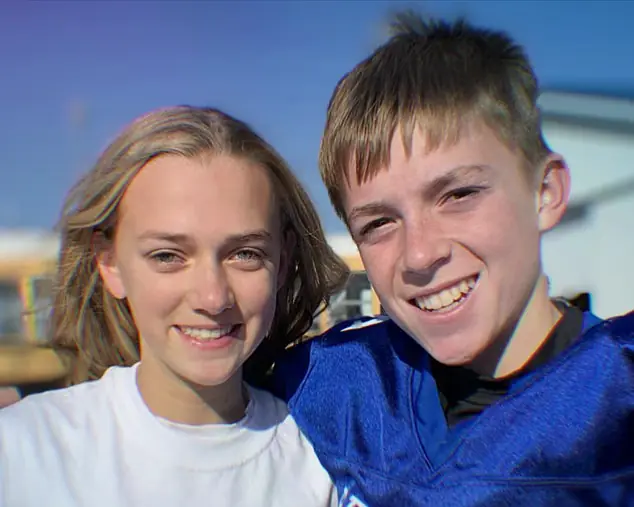 Lauryn and her high school boyfriend Owen, were stalked by Lauryn's mom. Credit: Netflix 