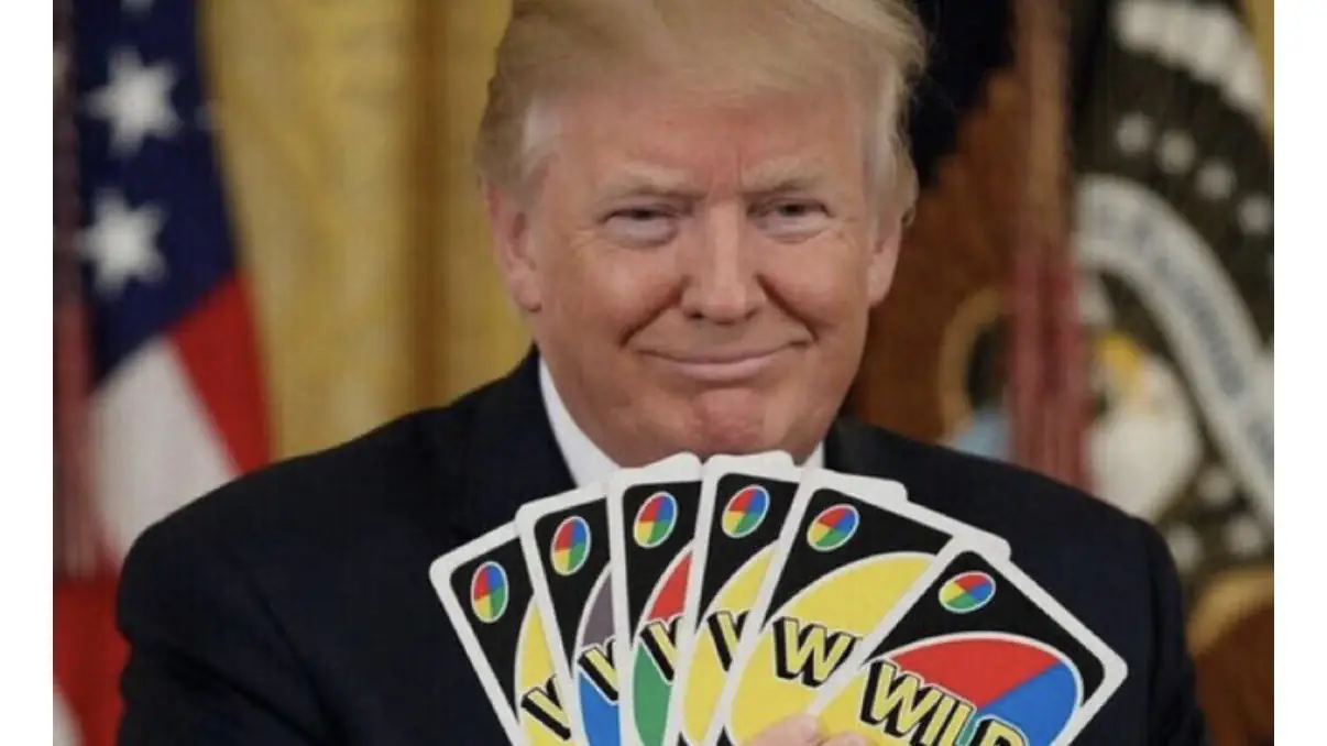 Donald Trump's 'I have all the cards' boast didn't quite land. Credit: Truth Social