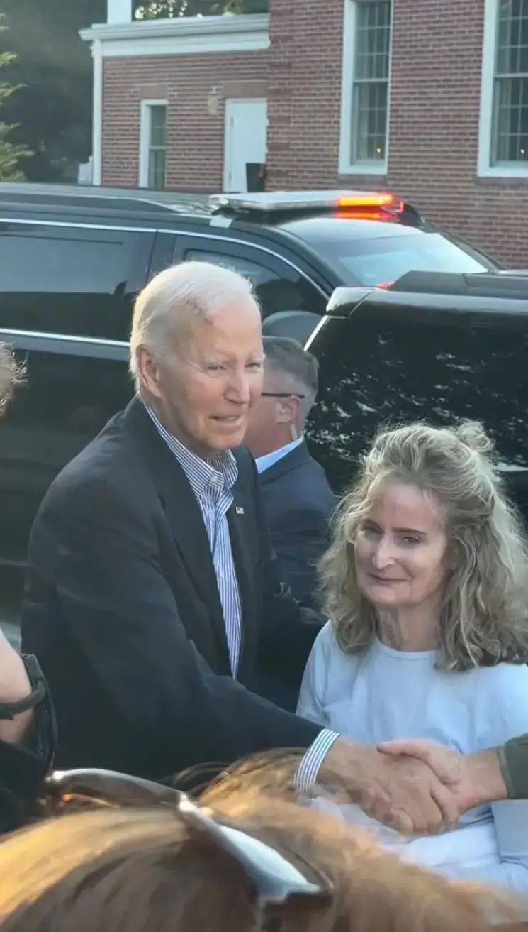 Joe Biden was spotted with a wound on his head. Credit: Instagram/Fred Karger
