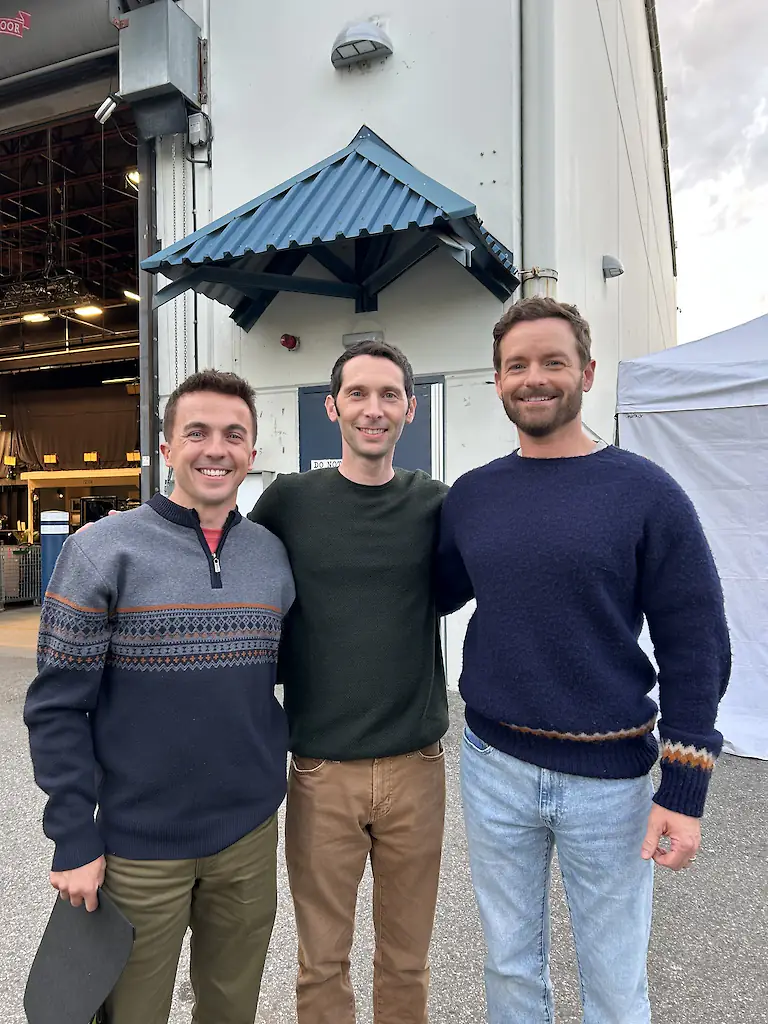 Frankie Muniz with Justin Berfield and Christopher Masterson. Credit: X/Frankie Muniz