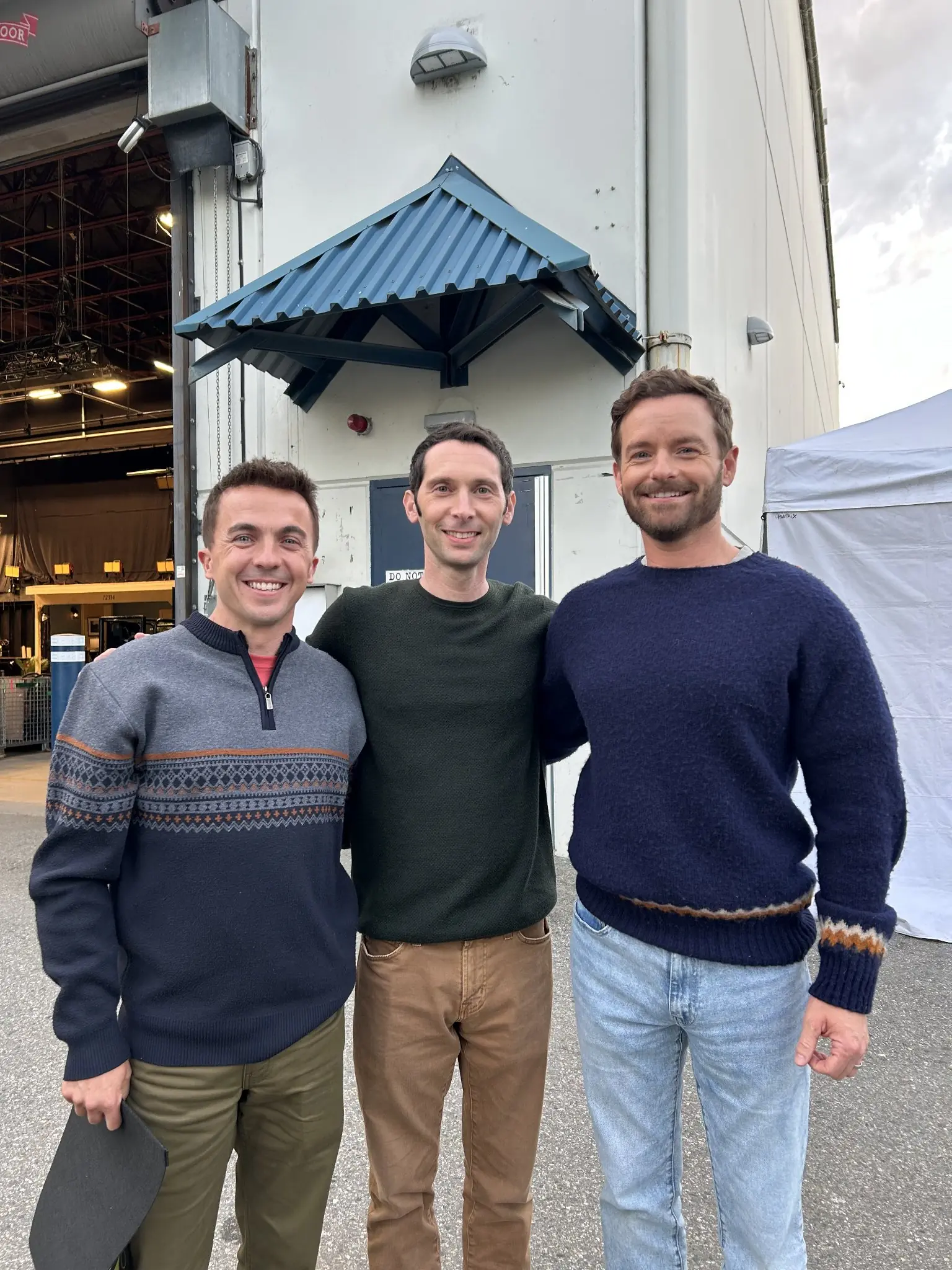Frankie Muniz with Justin Berfield and Christopher Masterson. Credit: X/Frankie Muniz