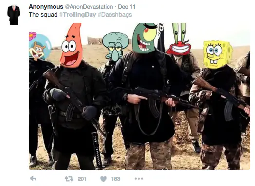Here’s The Very NSFW Way Anonymous Trolled The Hell Out of ISIS