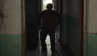 'Folded Man' was finally able to stand up after more than 25 years following groundbreaking treatment