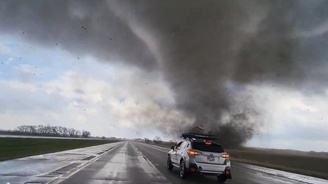 Heart-stopping videos show the devastating tornadoes that leveled towns in Nebraska and Iowa