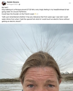 Woman warned she was in great danger after posting seemingly innocent photo of her hair