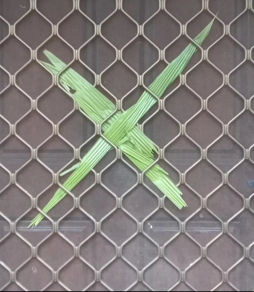Homeowner urged to take caution after finding bizarre leaf 'X' left outside his home