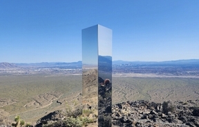 Las Vegas Police Department issue statement after 'mysterious monolith' is found in Nevada desert