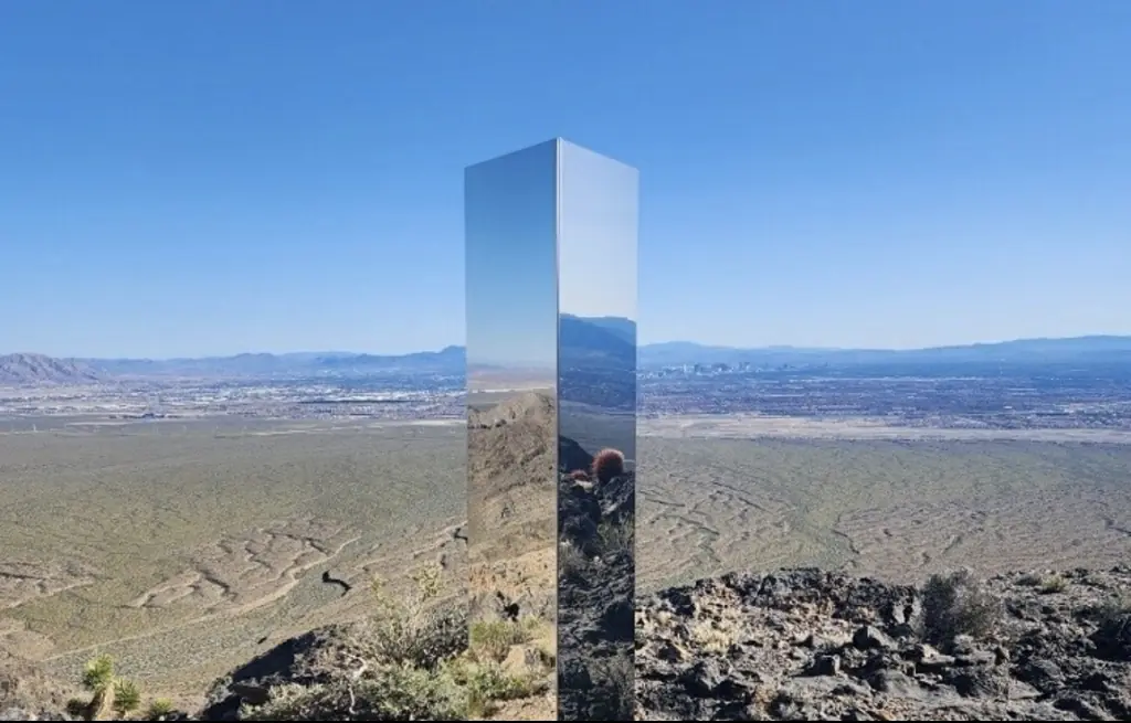 Las Vegas Police Department issue statement after 'mysterious monolith' is found in Nevada desert