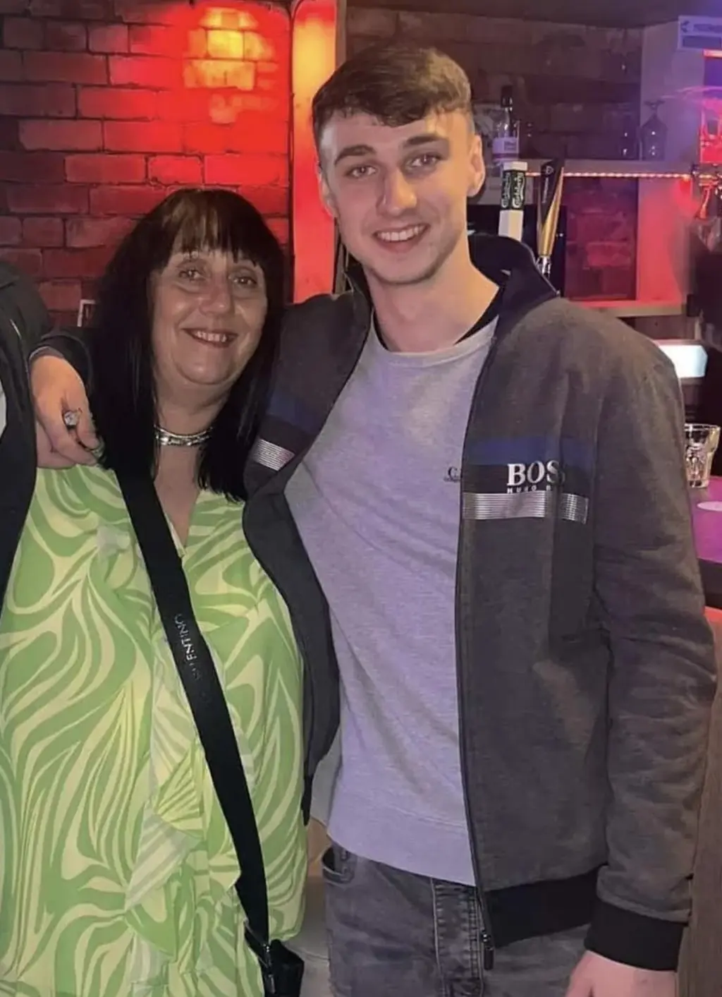Debbie Duncan with her son, Jay Slater, who vanished in Tenerife. Credit: Facebook