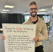 Boss goes viral after sharing list of things he's 'sick of hearing' from his employees