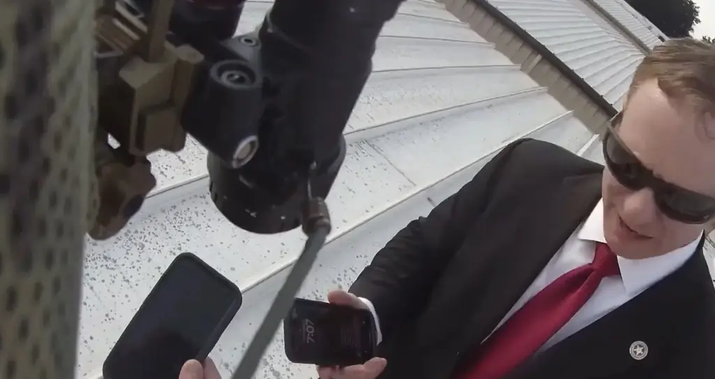 Graphic bodycam footage of Trump's would-be assassin lying dead appears to prove Secret Services had flagged him earlier in the day