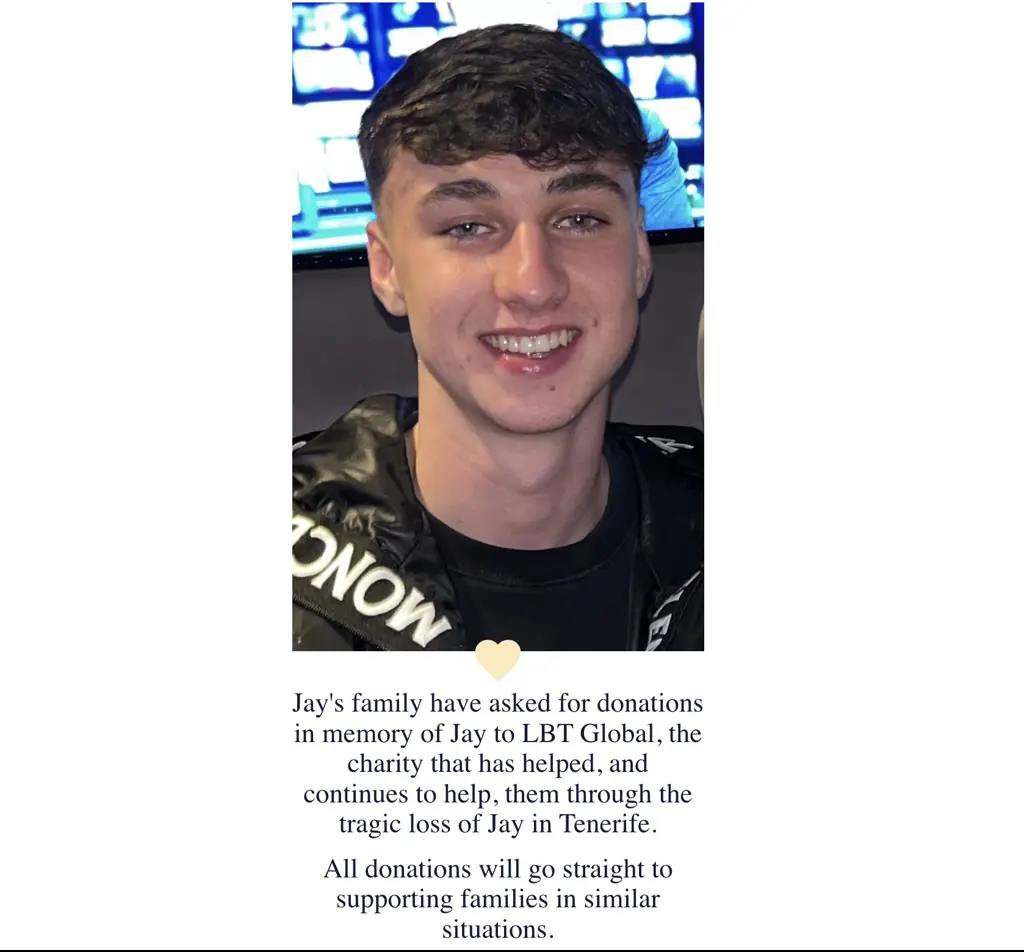A new fundraiser has been launched in Jay's memory to help others. Credit: Remembering Jay