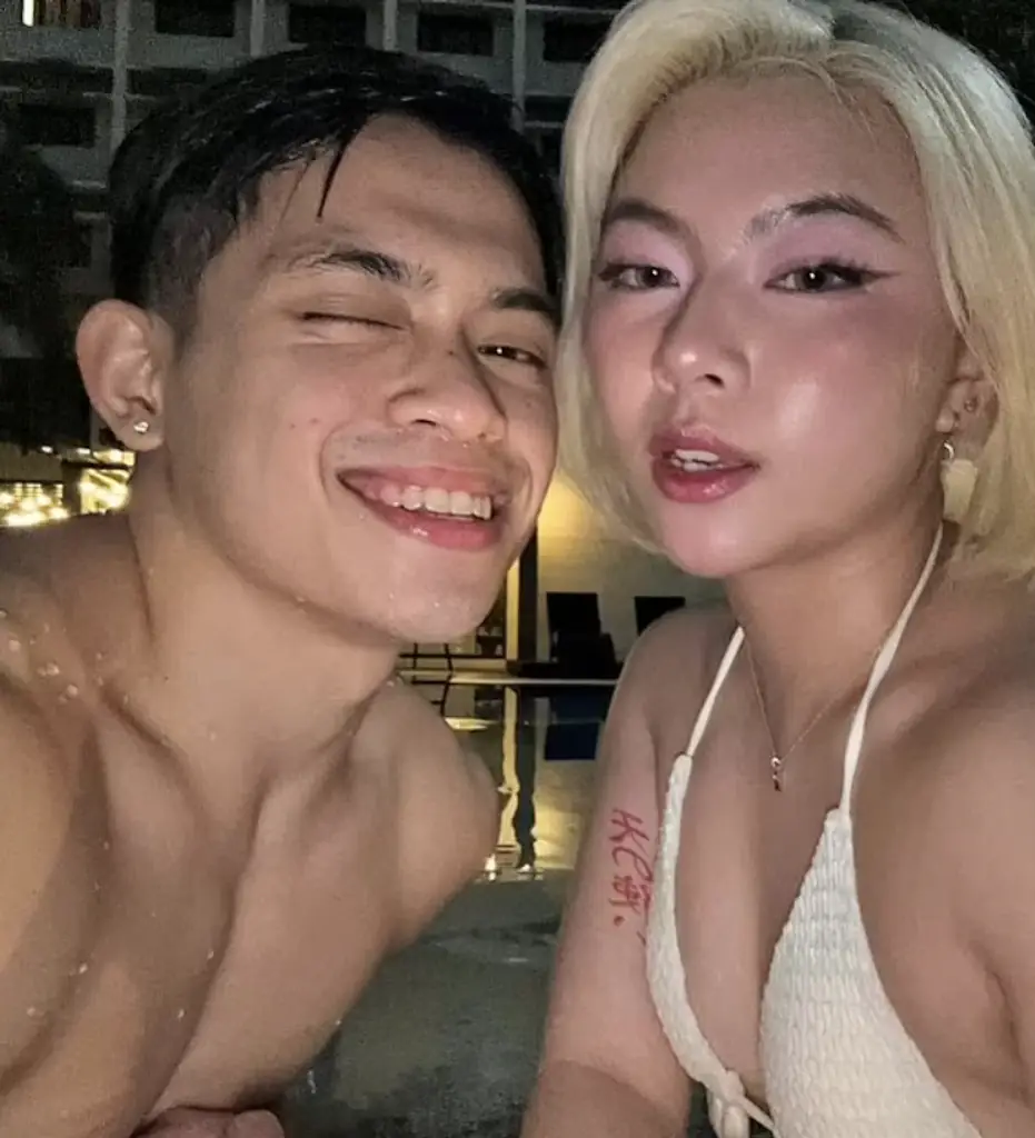 Carlos Yulo and his girlfriend Chloe Anjeleigh San Jose. Credit: Carlos Edriel Yulo / Instagram