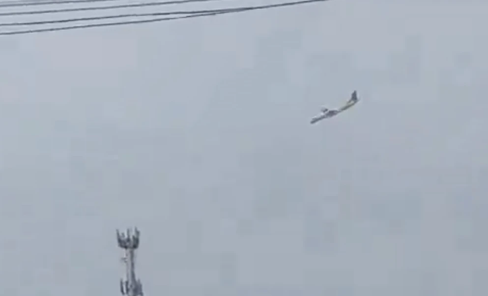 Harrowing footage captures moment passenger plane falls from the sky tragically killing everyone on board