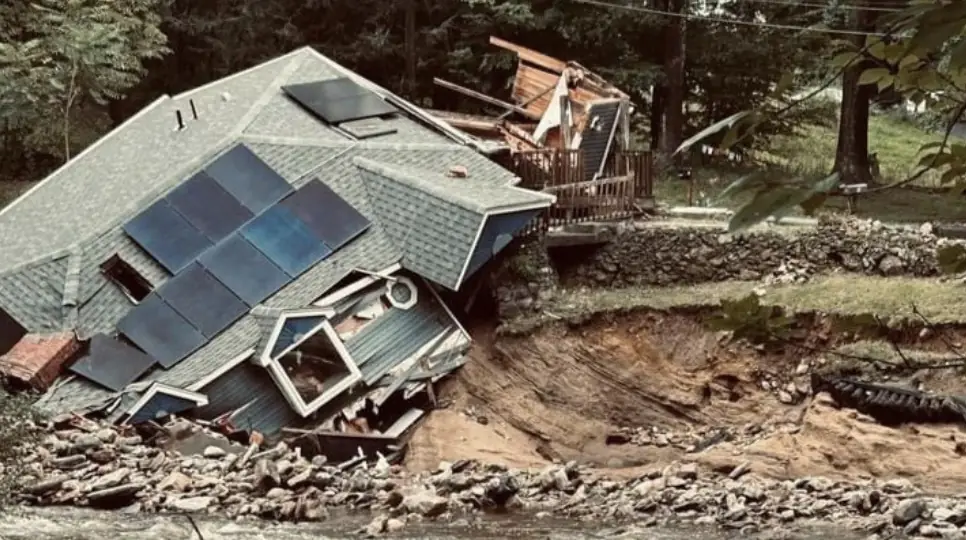 Tragic footage captures the moment Connecticut mom 'lost everything' as her house collapsed into river in deadly storm