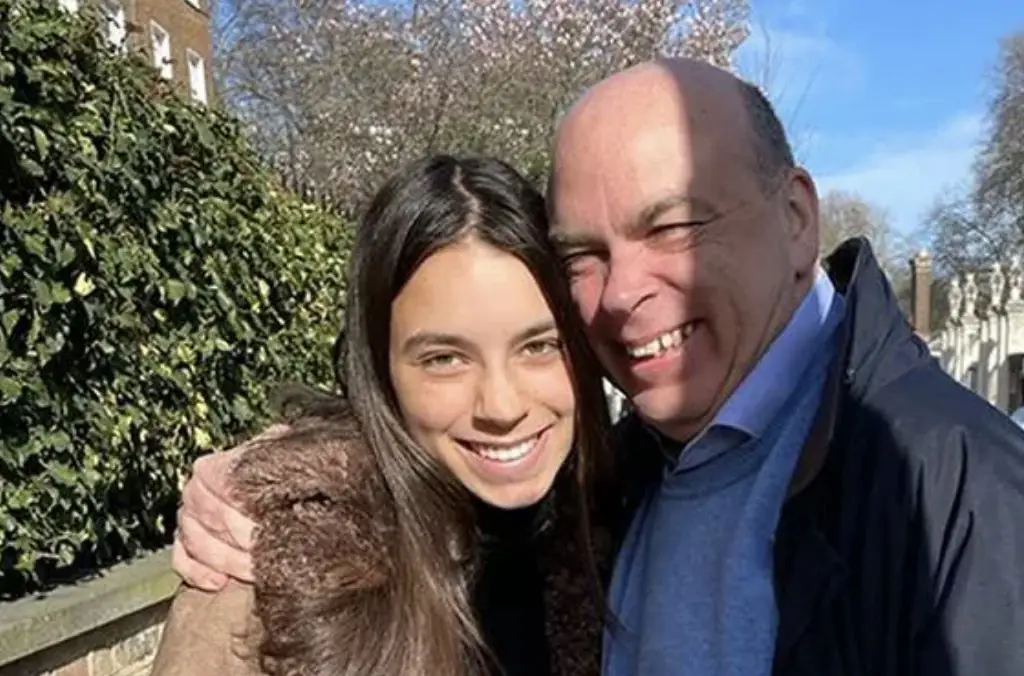 Mike Lynch and his daughter, Hannah. Credit: Family Handout