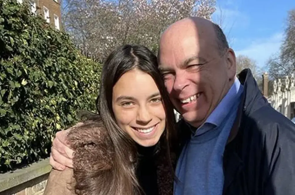 Mike Lynch and his daughter, Hannah. Credit: Family Handout