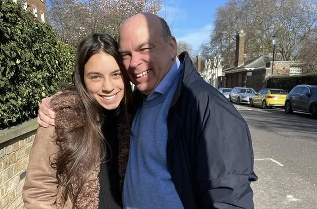 Mike Lynch and his daughter, Hannah. Credit: Family Handout