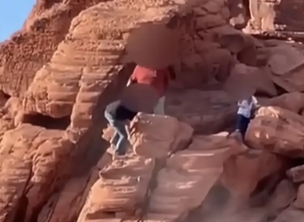 Two men indicted after causing outrage for alleged act on 140 million-year-old Nevada rock formation
