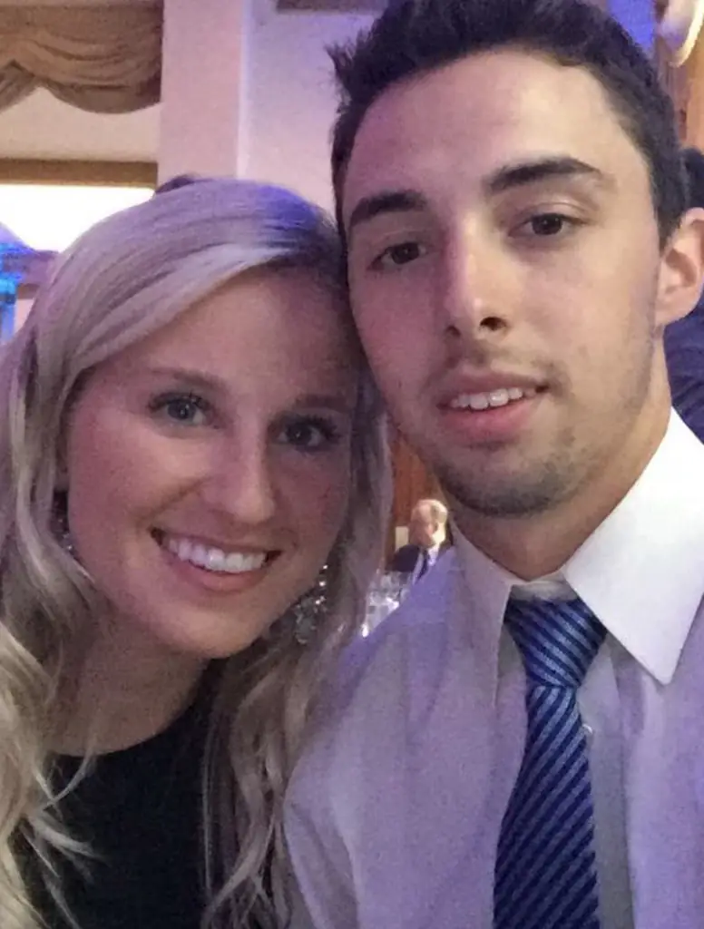 Matthew and his wife, Madeline. Credit: Instagram/@mattygaudreau11
