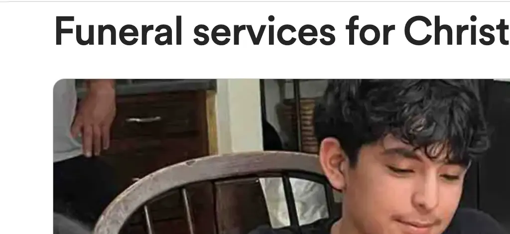 Christian Angulo's family has set up a GoFundMe. Credit: GoFundMe
