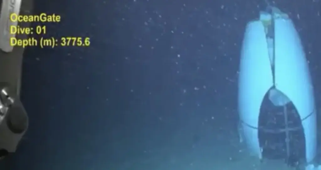 Chilling new footage shows the moment wreckage of the Titan sub was found on the ocean floor