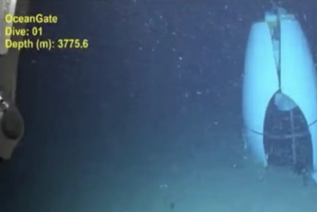 Part of the Titan wreckage on the ocean floor. Source: Pelagic Research Services, June 2023