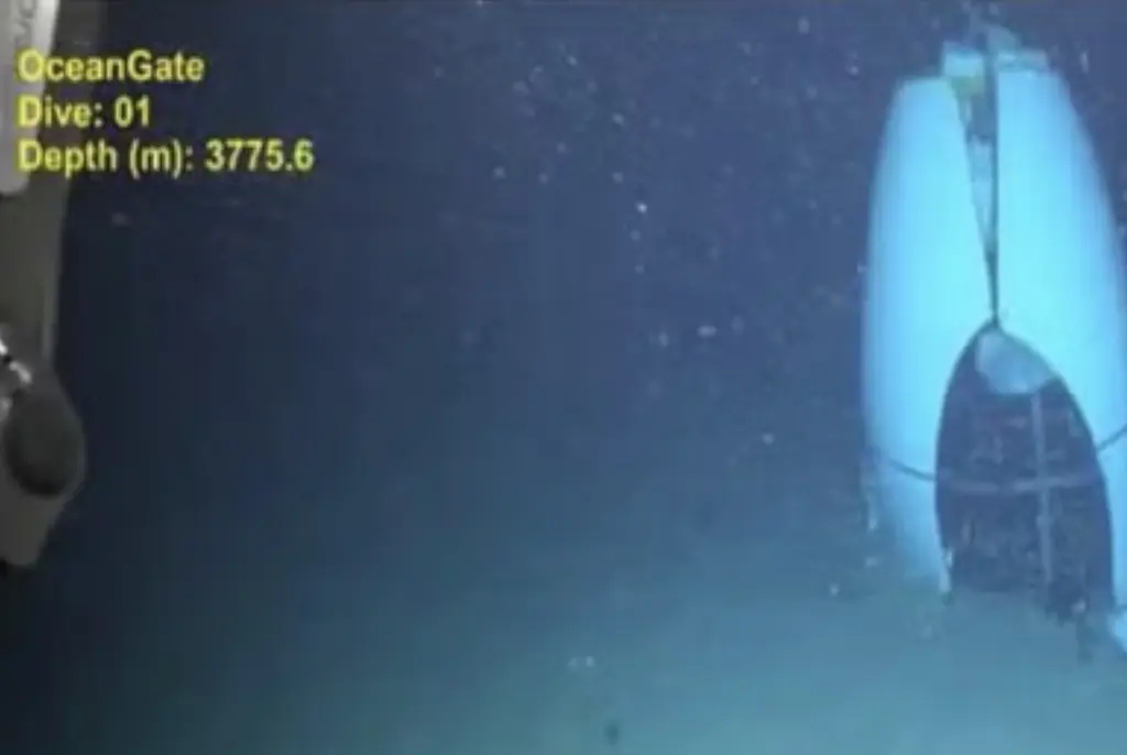 Part of the Titan wreckage on the ocean floor. Source: Pelagic Research Services, June 2023